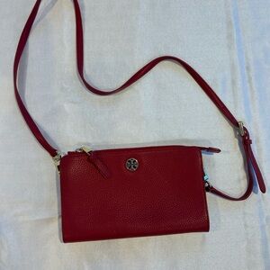 Tory Burch Cherry Red Crossbody Bag